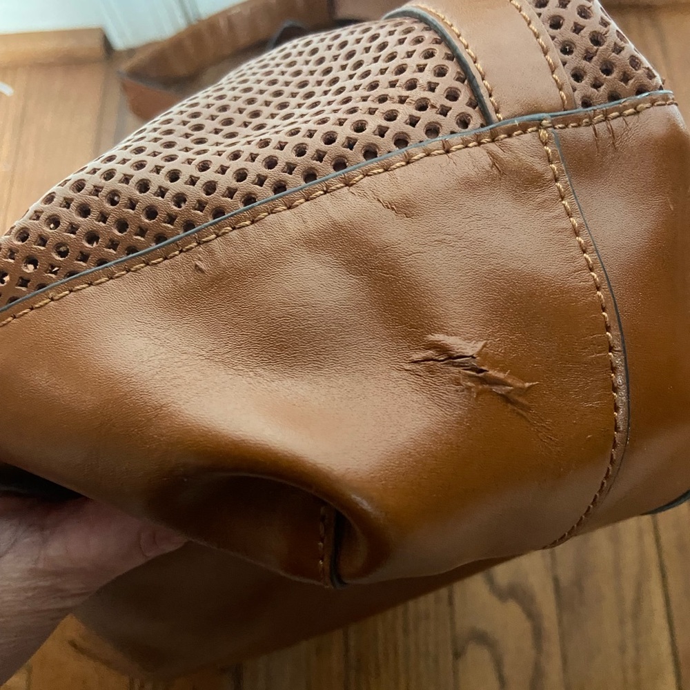 Project Bag Vince Camuto Brown Perforated, Draw-S… - image 6
